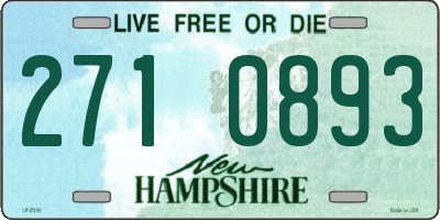 NH license plate 2710893