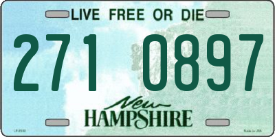NH license plate 2710897