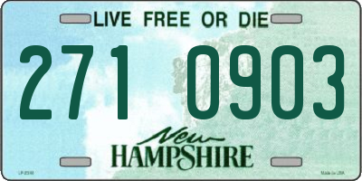 NH license plate 2710903