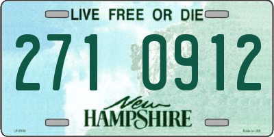 NH license plate 2710912