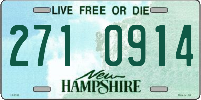 NH license plate 2710914