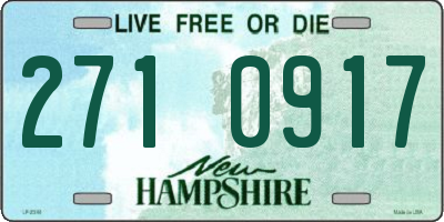 NH license plate 2710917
