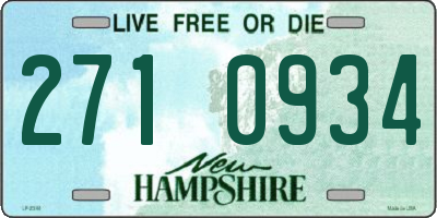 NH license plate 2710934