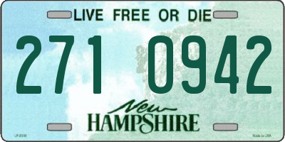 NH license plate 2710942