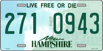 NH license plate 2710943