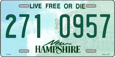 NH license plate 2710957