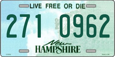NH license plate 2710962