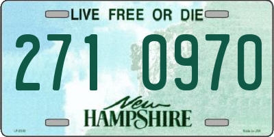 NH license plate 2710970