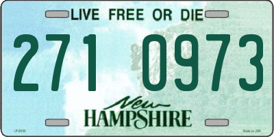 NH license plate 2710973