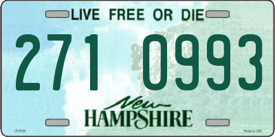 NH license plate 2710993