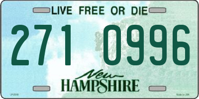 NH license plate 2710996