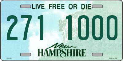 NH license plate 2711000