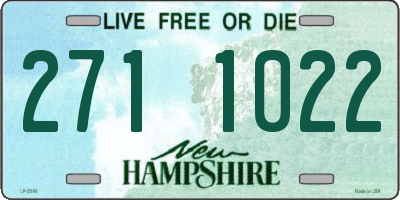 NH license plate 2711022