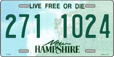 NH license plate 2711024