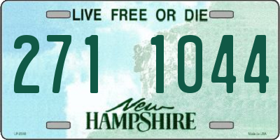 NH license plate 2711044
