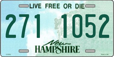 NH license plate 2711052