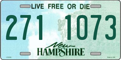 NH license plate 2711073
