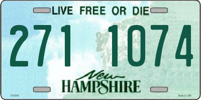 NH license plate 2711074