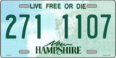 NH license plate 2711107