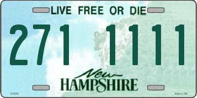 NH license plate 2711111