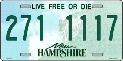NH license plate 2711117