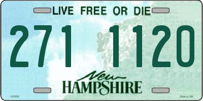 NH license plate 2711120