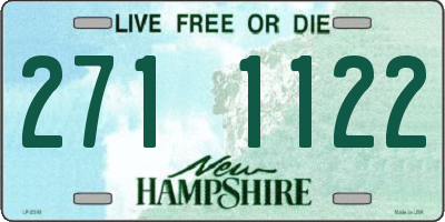 NH license plate 2711122