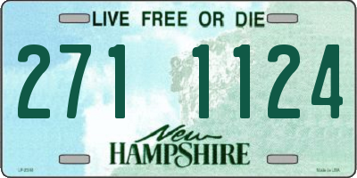 NH license plate 2711124
