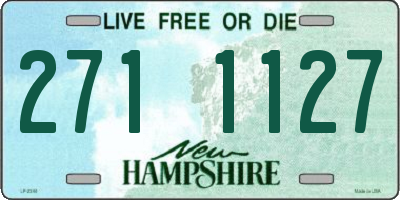 NH license plate 2711127