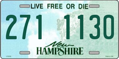 NH license plate 2711130