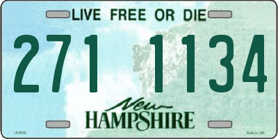 NH license plate 2711134