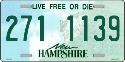 NH license plate 2711139
