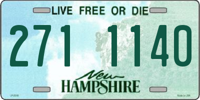 NH license plate 2711140