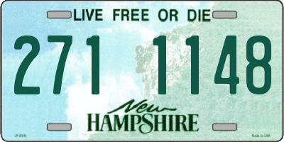 NH license plate 2711148