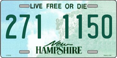 NH license plate 2711150