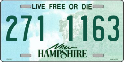 NH license plate 2711163