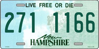 NH license plate 2711166