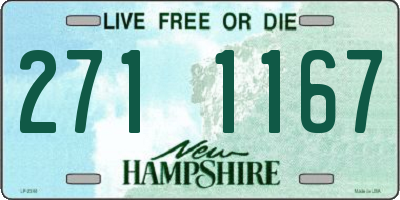 NH license plate 2711167