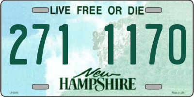 NH license plate 2711170