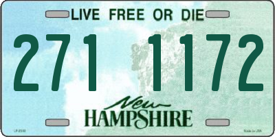 NH license plate 2711172