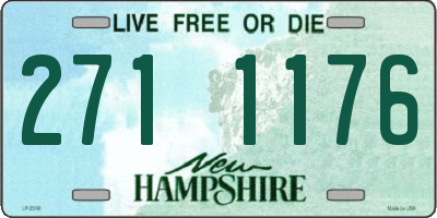 NH license plate 2711176
