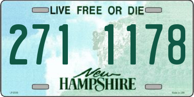 NH license plate 2711178