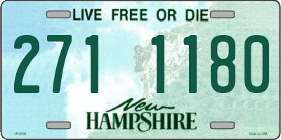 NH license plate 2711180