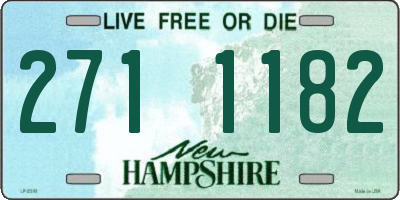 NH license plate 2711182