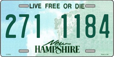 NH license plate 2711184