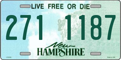 NH license plate 2711187