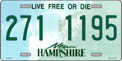 NH license plate 2711195