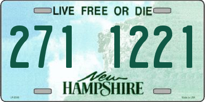 NH license plate 2711221
