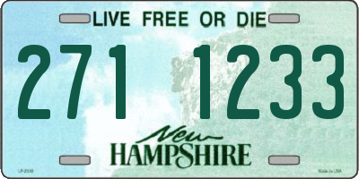 NH license plate 2711233