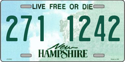 NH license plate 2711242